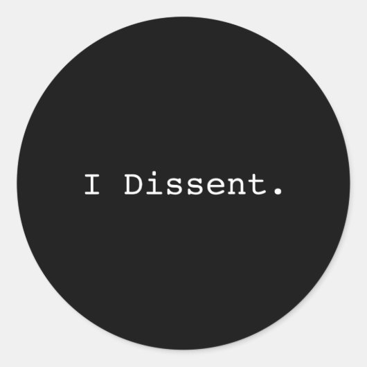 反対意見のプロ選択フェミニスト ラウンドシール (正面)