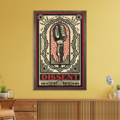 反対意見の拡大キャンバス印刷 キャンバスプリント (インサイチュ (リビング))