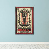 反対意見の拡大キャンバス印刷 キャンバスプリント (インサイチュ (ウッドフロア))