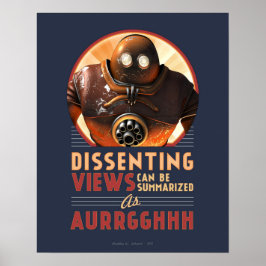 反対意見は要約できるポスター(16x20") ポスター