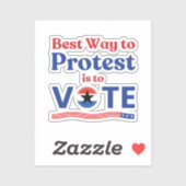 反対最高のの道は選挙に投票することだ シール (シート)