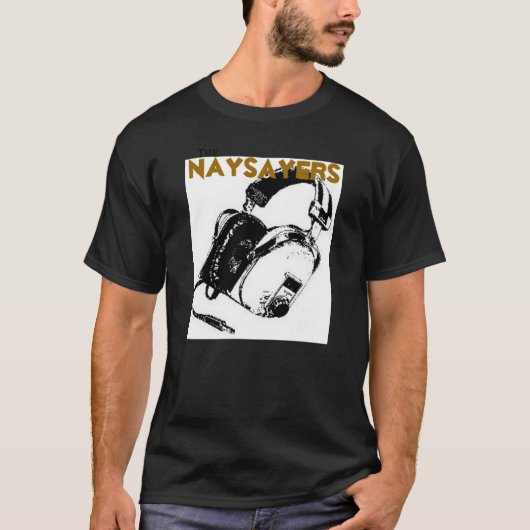 反対論者(黒) Tシャツ (正面)