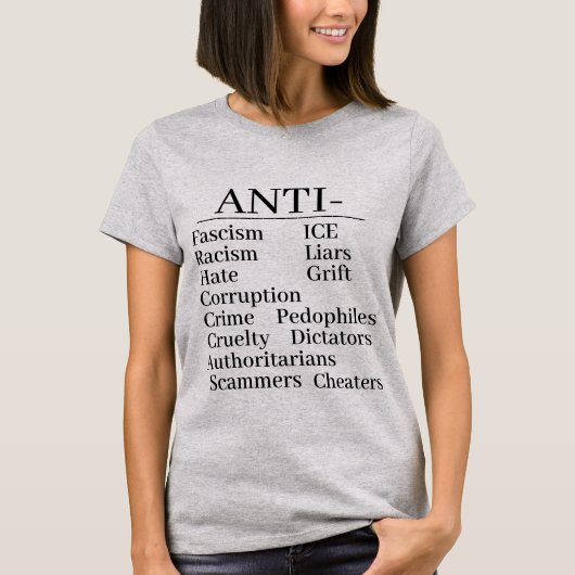 反対Tシャツ Tシャツ (正面)
