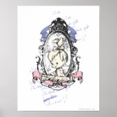 反射かわいらし小石™ ポスター (正面)