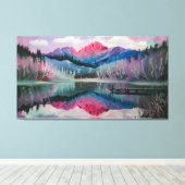 反射した夢 キャンバスプリント (インサイチュ (ウッドフロア))