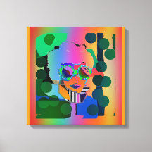 反射するレンズを通して見る