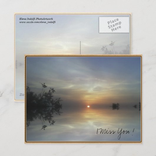 反射する日光 ポストカード (正面/裏面)