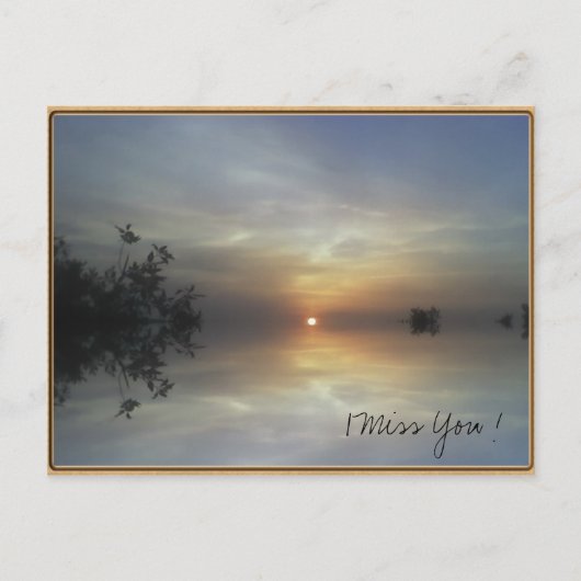 反射する日光 ポストカード (正面)