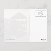 反射のある日没 ポストカード (裏面)