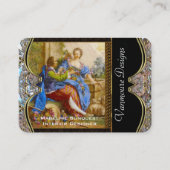 反射のエレガントなプロフェッショナルを過ぎて 名刺 (正面)