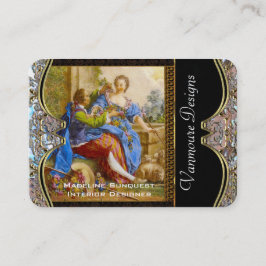 反射のエレガントなプロフェッショナルを過ぎて 名刺