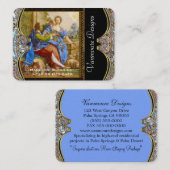 反射のエレガントなプロフェッショナルを過ぎて 名刺 (正面/裏面)