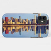 反射のシカゴのスカイラインの眺め Case-Mate iPhoneケース (裏面(横))
