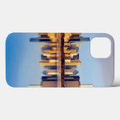 反射のシカゴのスカイラインの眺め Case-Mate iPhoneケース (裏面 (横))