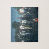 反射のベトナムの退役軍人の壁のWashington D.C. ジグソーパズル (縦)