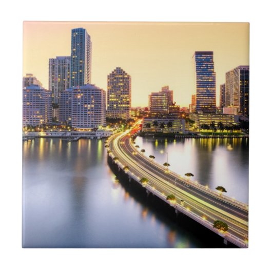 反射のマンダリン東洋のマイアミの眺め タイル (正面)