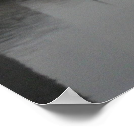 反射の上下逆の世界を通過する ポスター (角)