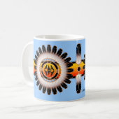 反射の円 コーヒーマグカップ (正面左)