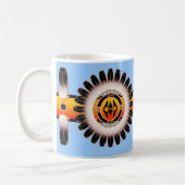 反射の円 コーヒーマグカップ (左)