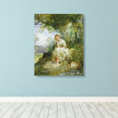 反射の場所 キャンバスプリント (インサイチュ (ウッドフロア))