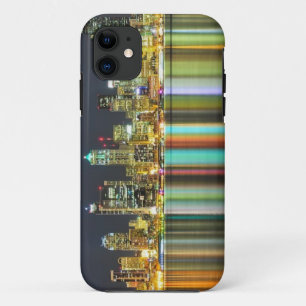 反射の夜のシアトルのスカイライン iPhone 11 ケース