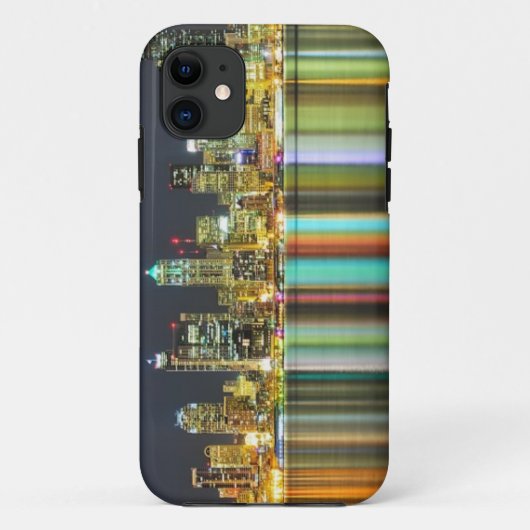 反射の夜のシアトルのスカイライン Case-Mate iPhoneケース (裏面)