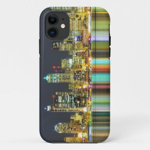 反射の夜のシアトルのスカイライン iPhone 11 ケース