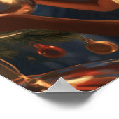 反射の木：アフリカ系アメリカ人の女の子 ポスター (角)