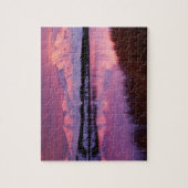 反射の池から日没のデナリ山 ジグソーパズル (縦)