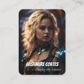 反射の破片 | QRコード+両面 名刺 (正面)