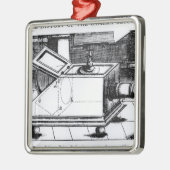 反射の箱形カメラのobscura メタルオーナメント (左)