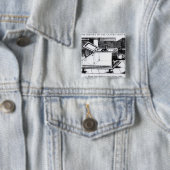 反射の箱形カメラのobscura 缶バッジ (インサイチュ)