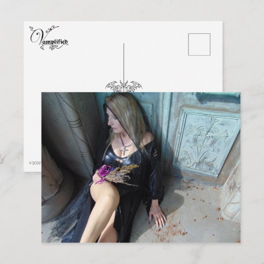 反射はがきのVampliped Shadows ポストカード (正面/裏面)