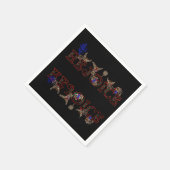 反射を喜ぶ スタンダードカクテルナプキン (角)