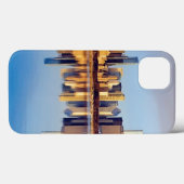 反射を持つシカゴのスカイラインの表示 Case-Mate iPhoneケース (裏面 (横))