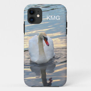反射を持つ白鳥 iPhone 11 ケース