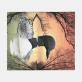 反射を見る フリースブランケット (正面(横))