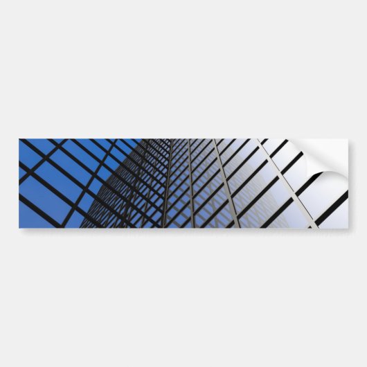 反射オフィスブロック バンパーステッカー (正面)