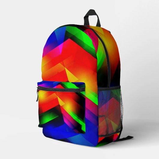 反射カットライン プリントバックパック (裏面右端)