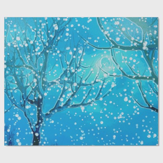 反射クリスマスすべての目的すべてのサイズ ラッピングペーパー (フラット)