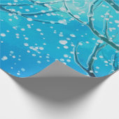 反射クリスマスすべての目的すべてのサイズ ラッピングペーパー (角)