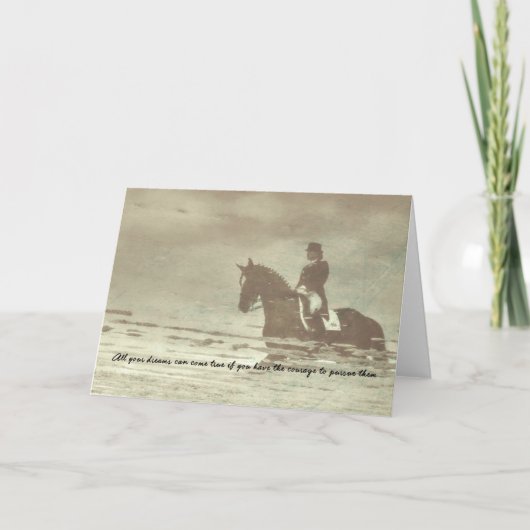 反射グリーティングカード サンキューカード (正面)