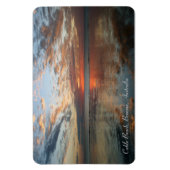 反射サンセット、ケーブルビーチ、ブローム – マグネット (縦)