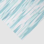 '反射'ソフトターコイズ抽象芸術 薄葉紙 (詳細)