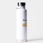 反射チェスセット内の決定的なチェスプレーヤー ウォーターボトル (右面)