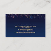 反射ツリーの人生 – 色の領域 名刺 (裏面)