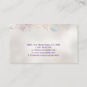 反射ツリーの人生 – 色の領域 名刺 (裏面)