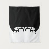 反射デコ女モダンのタペストリー タペストリー (正面)