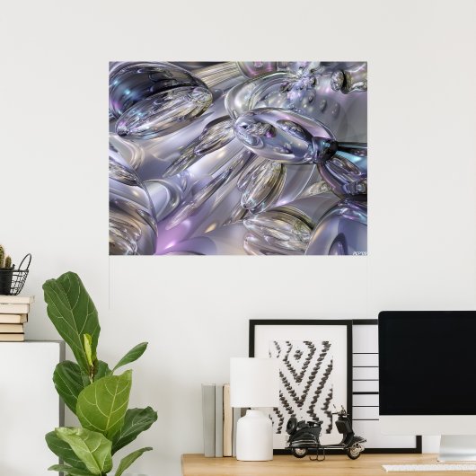 反射デザイン#6 ポスター (ホームオフィス)