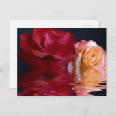 反射バラはがき ポストカード (正面/裏面)